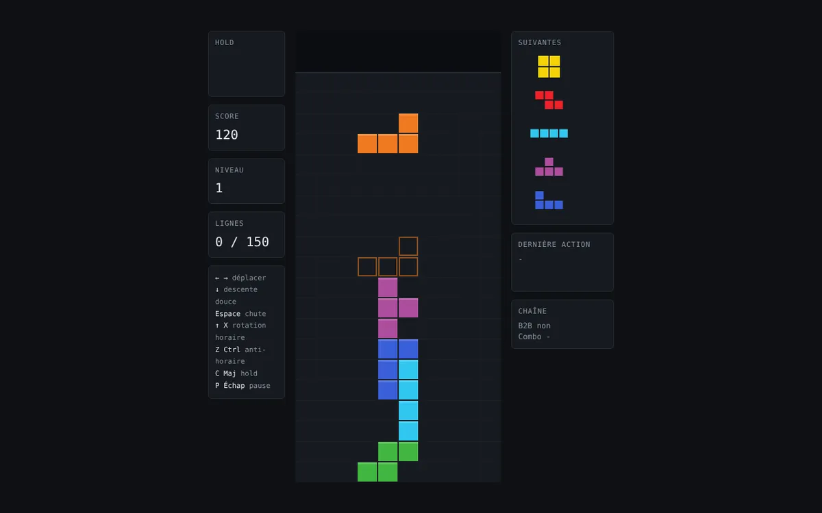Tetris C2, variante Rigueur